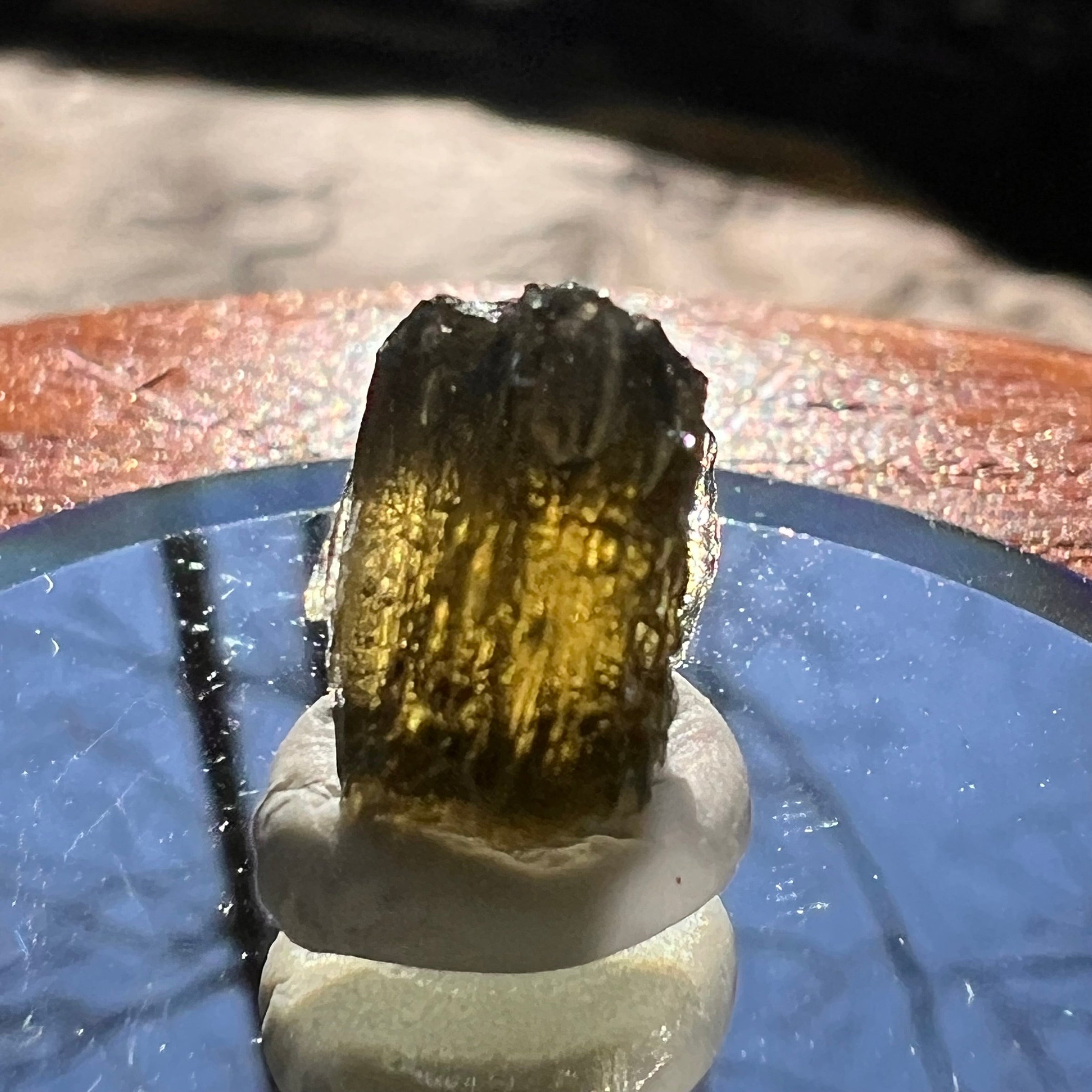 Moldavite 1.4 grams #1907-Moldavite Life