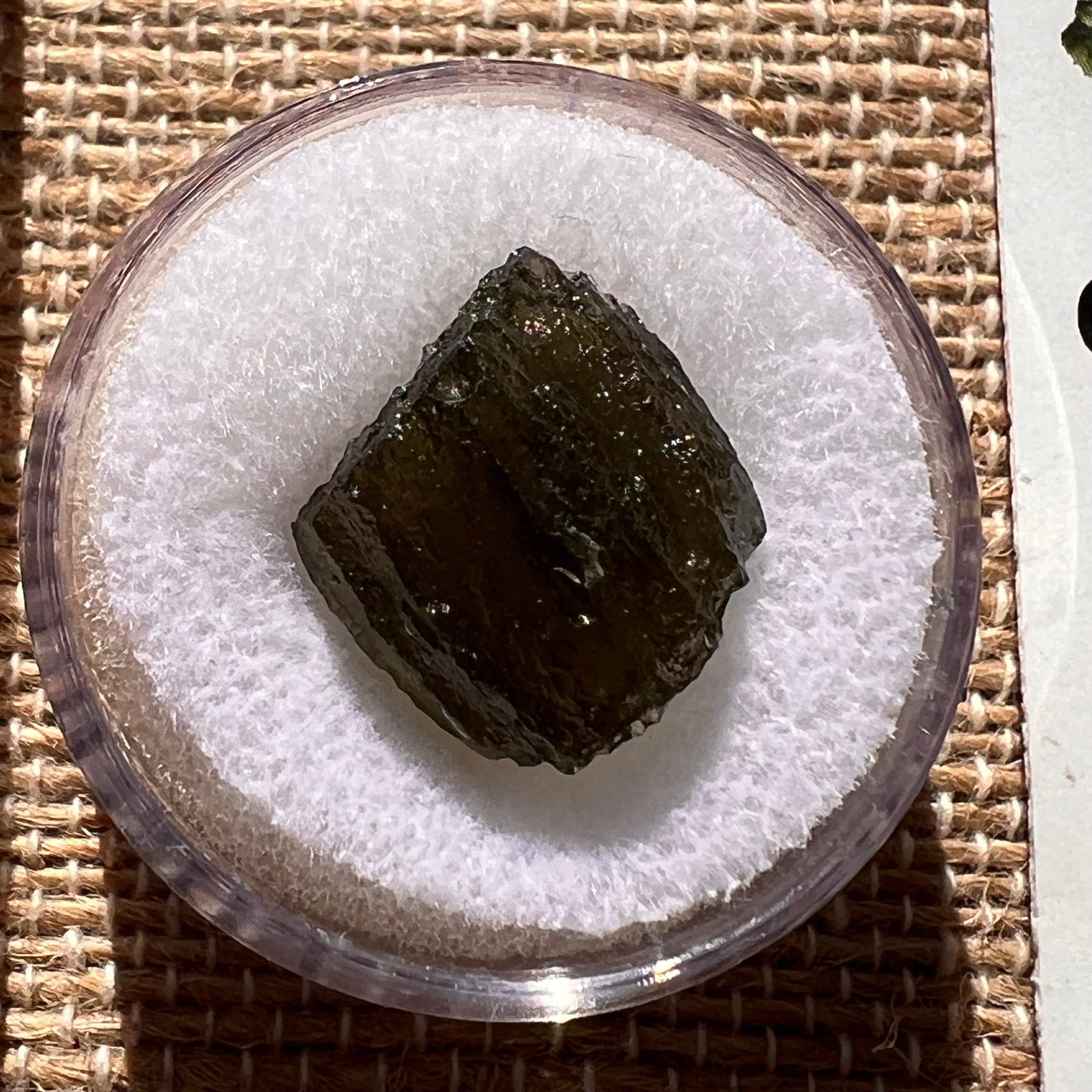 Moldavite 1.4 grams #1907-Moldavite Life