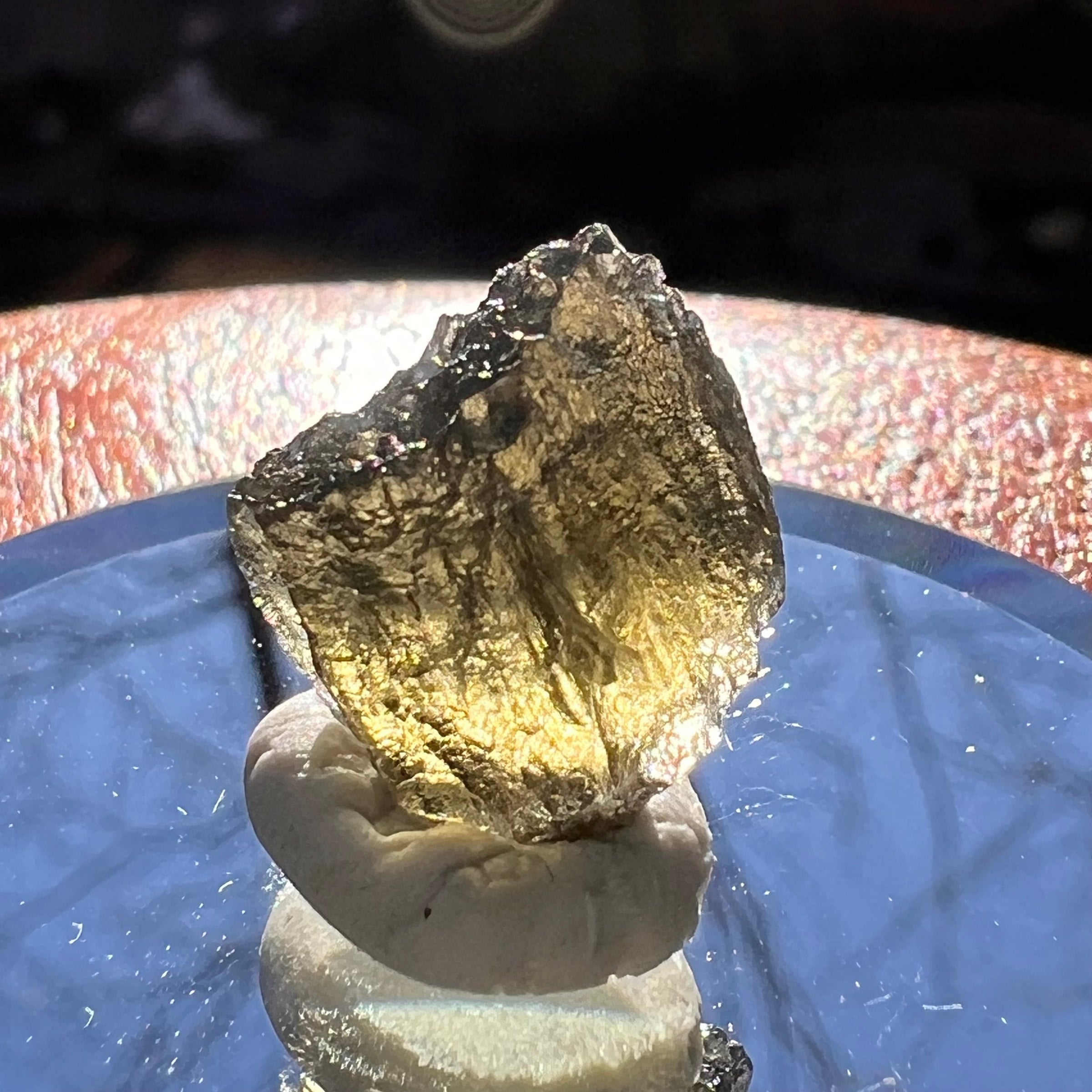 Moldavite 1.4 grams #1907-Moldavite Life