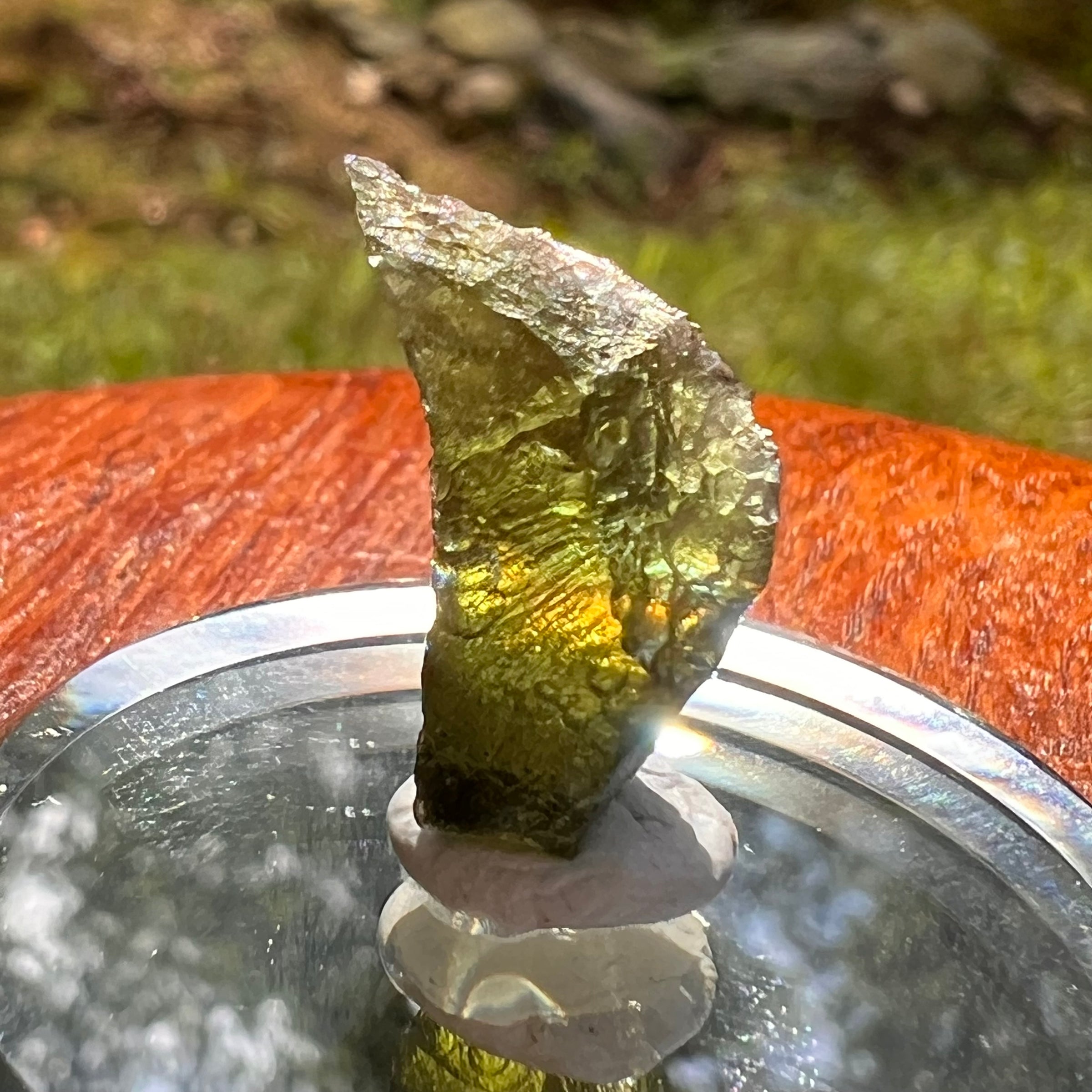 Moldavite 1.4 grams #2068-Moldavite Life
