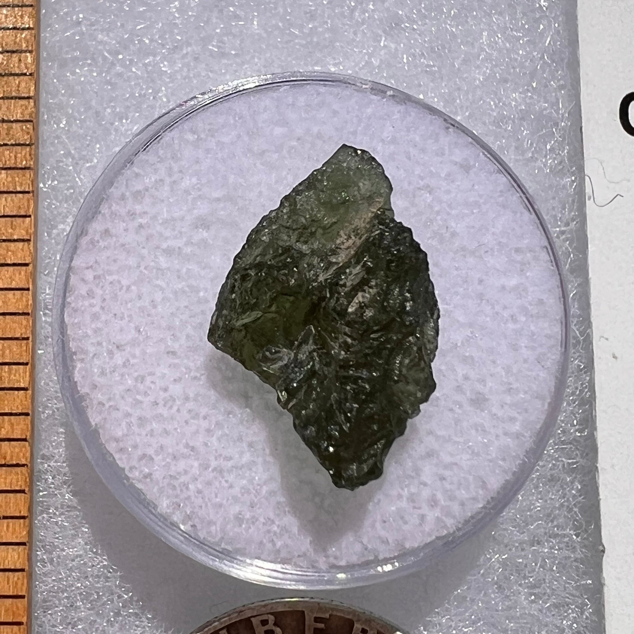 Moldavite 1.5 grams #1846-Moldavite Life