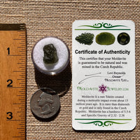 Moldavite 1.5 grams #1918-Moldavite Life