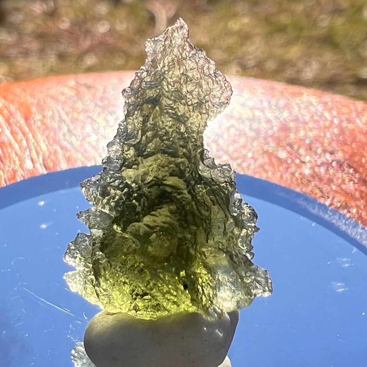 Moldavite 1.5 grams #1961-Moldavite Life