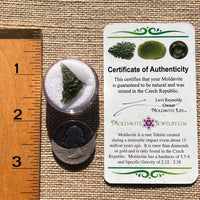 Moldavite 1.5 grams #1961-Moldavite Life