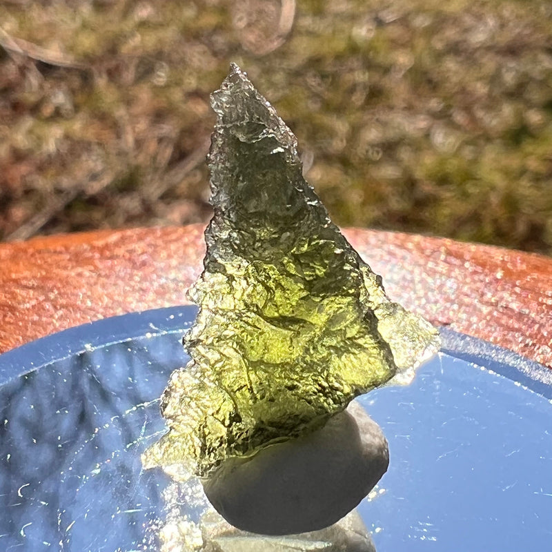 Moldavite 1.5 grams #1961-Moldavite Life