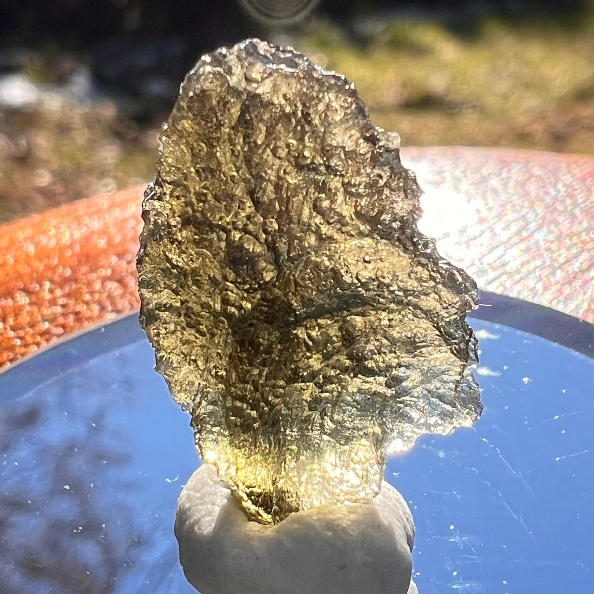 Moldavite 1.5 grams #1962-Moldavite Life