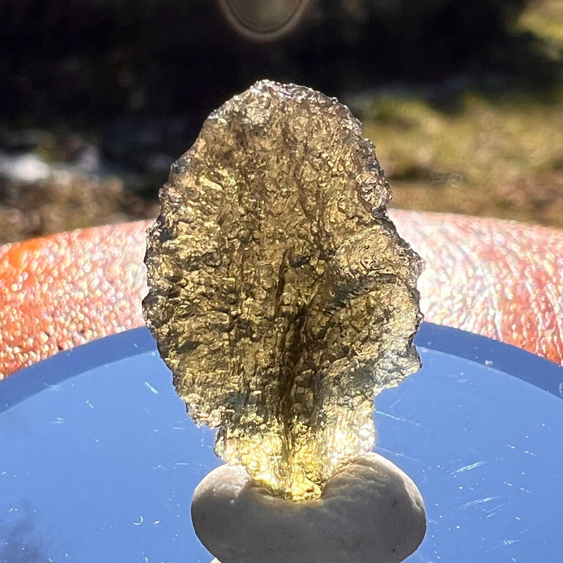 Moldavite 1.5 grams #1962-Moldavite Life