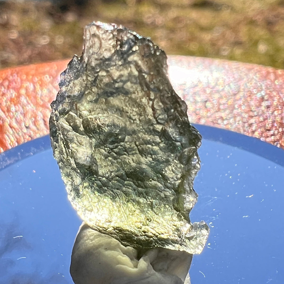 Moldavite 1.5 grams #1963-Moldavite Life