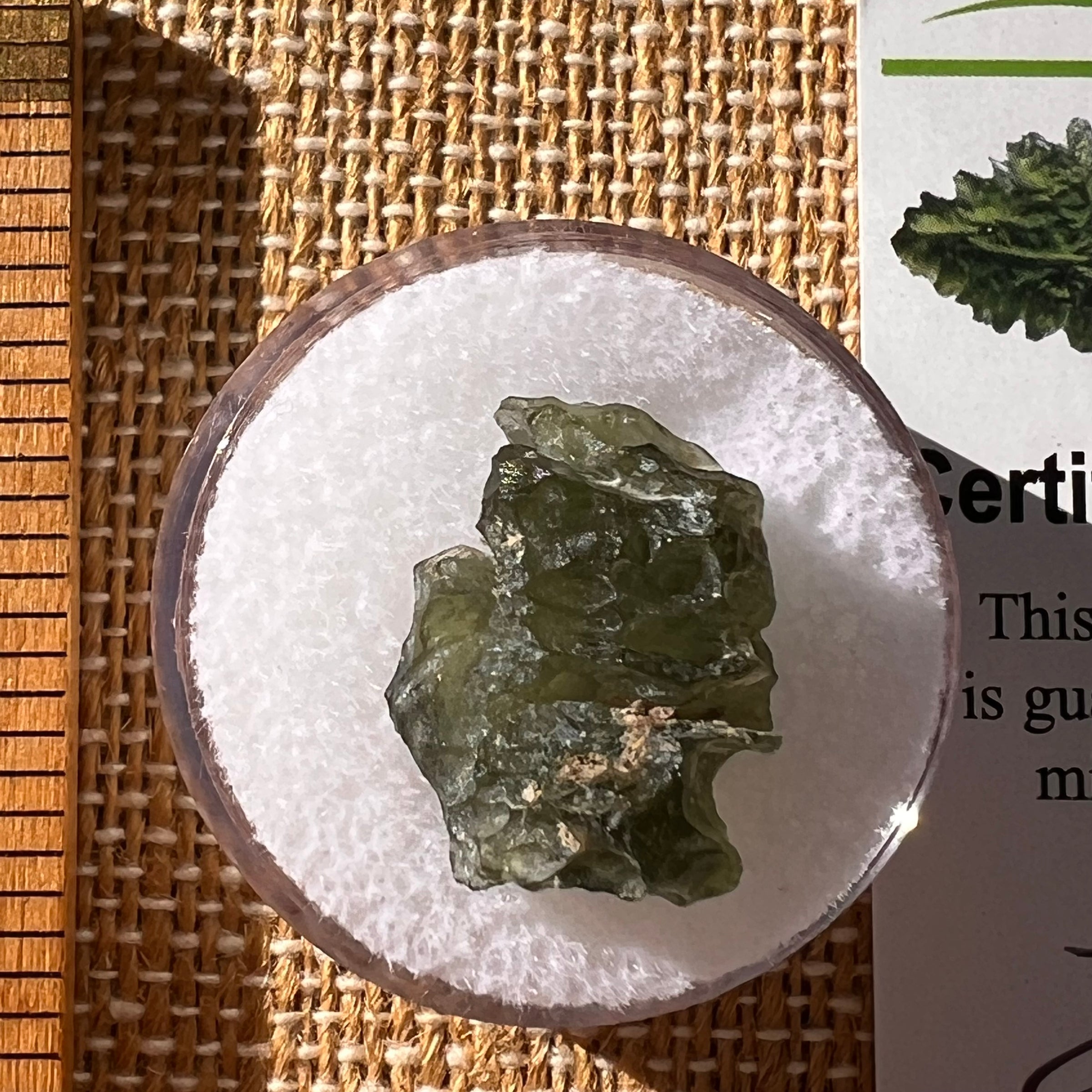 Moldavite 1.5 grams #2286-Moldavite Life