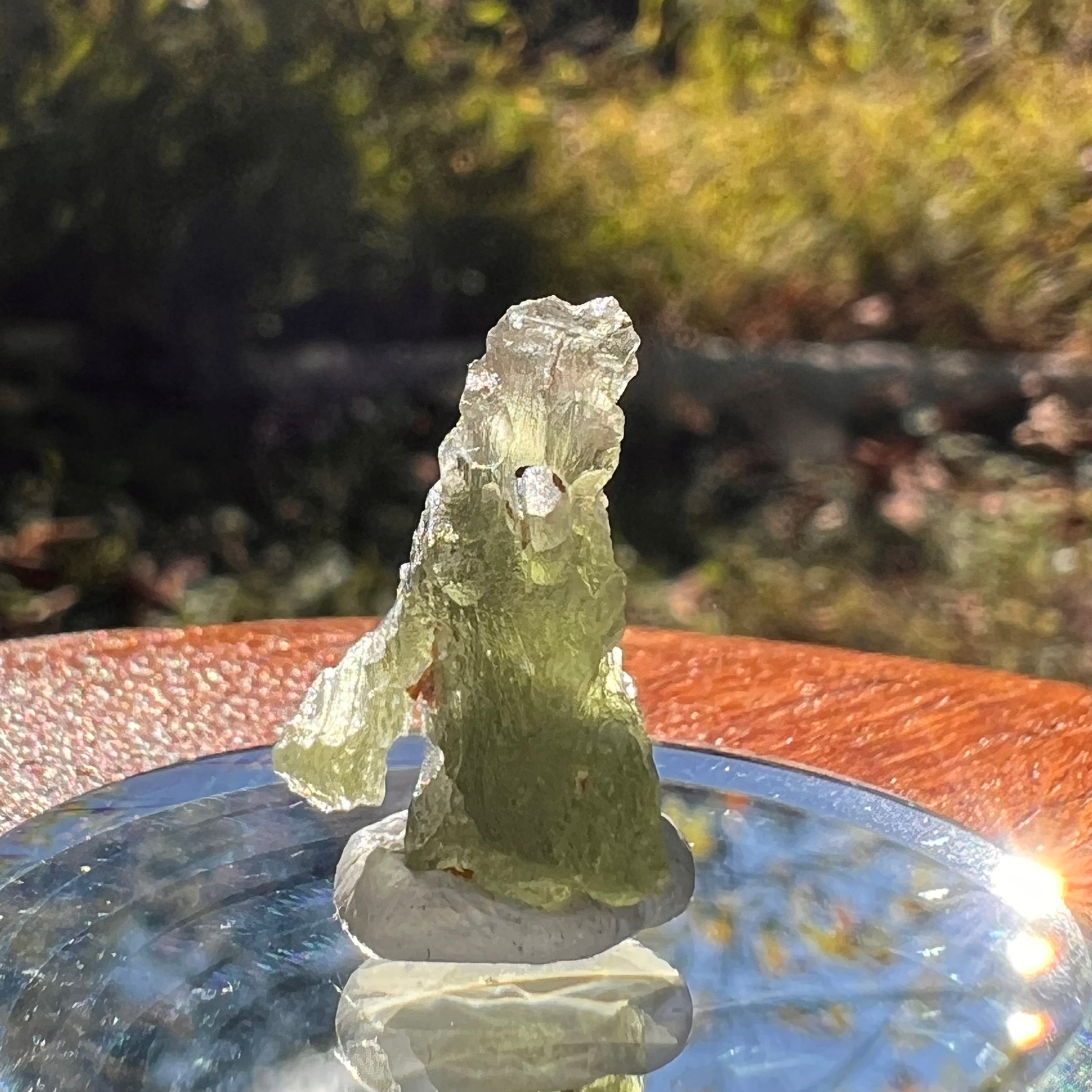 Moldavite 1.5 grams Natural Hole #2304-Moldavite Life