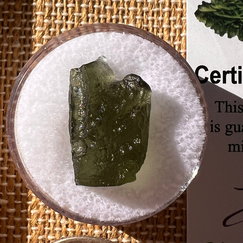 Moldavite 1.6 gram #2272-Moldavite Life