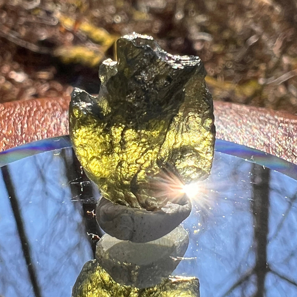 Moldavite 1.6 grams #1757-Moldavite Life