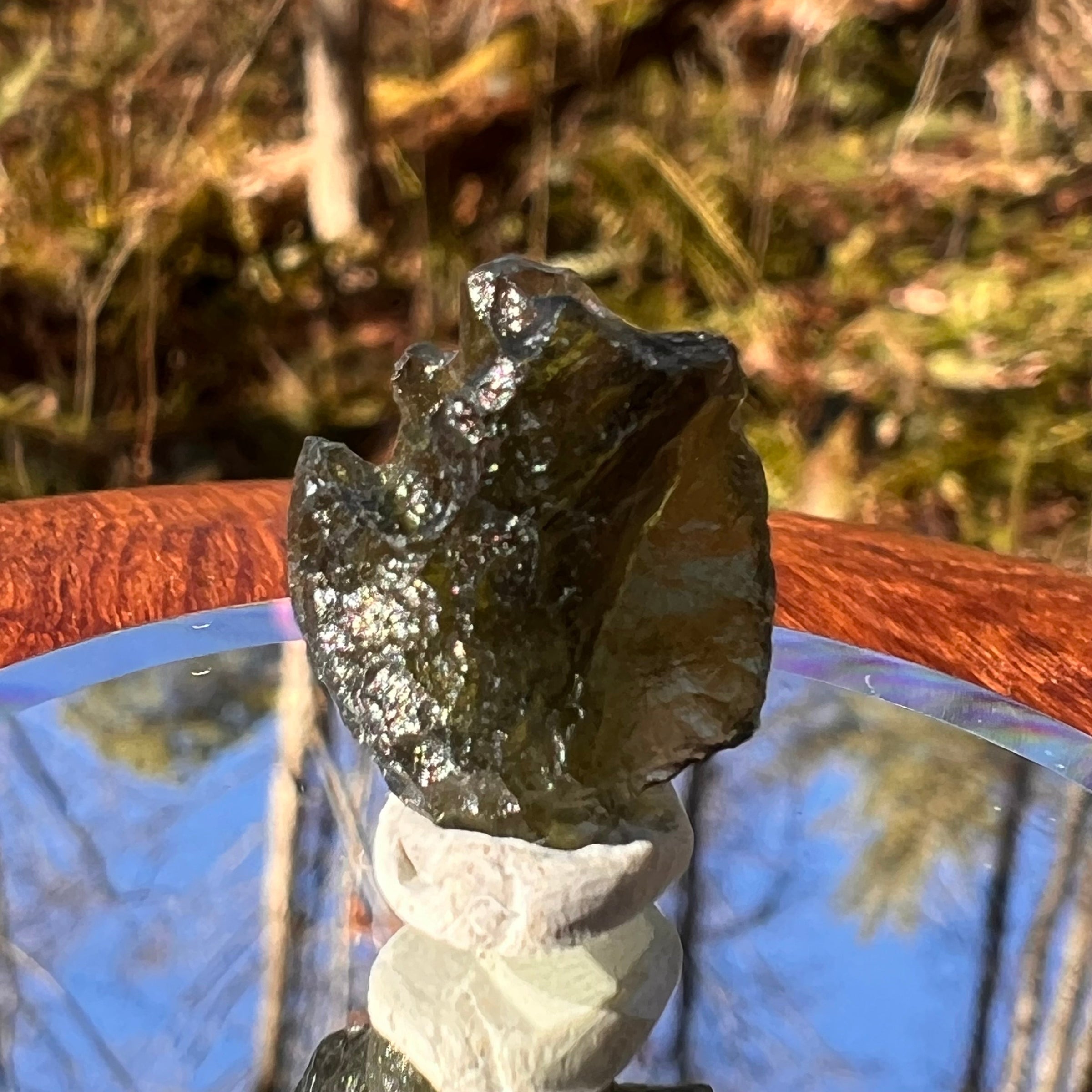 Moldavite 1.6 grams #1757-Moldavite Life