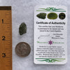 Moldavite 1.6 grams #1783-Moldavite Life