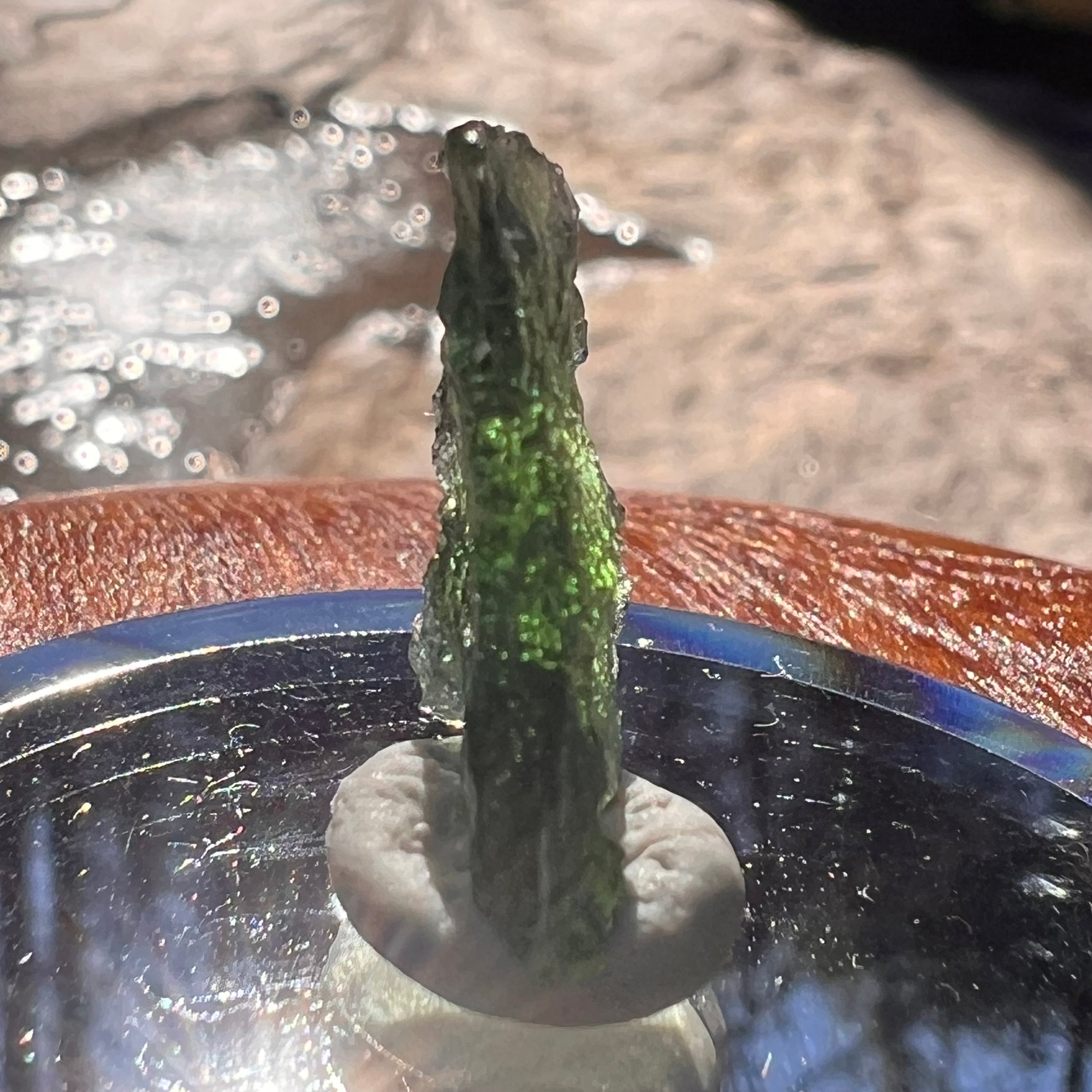 Moldavite 1.6 grams #1908-Moldavite Life