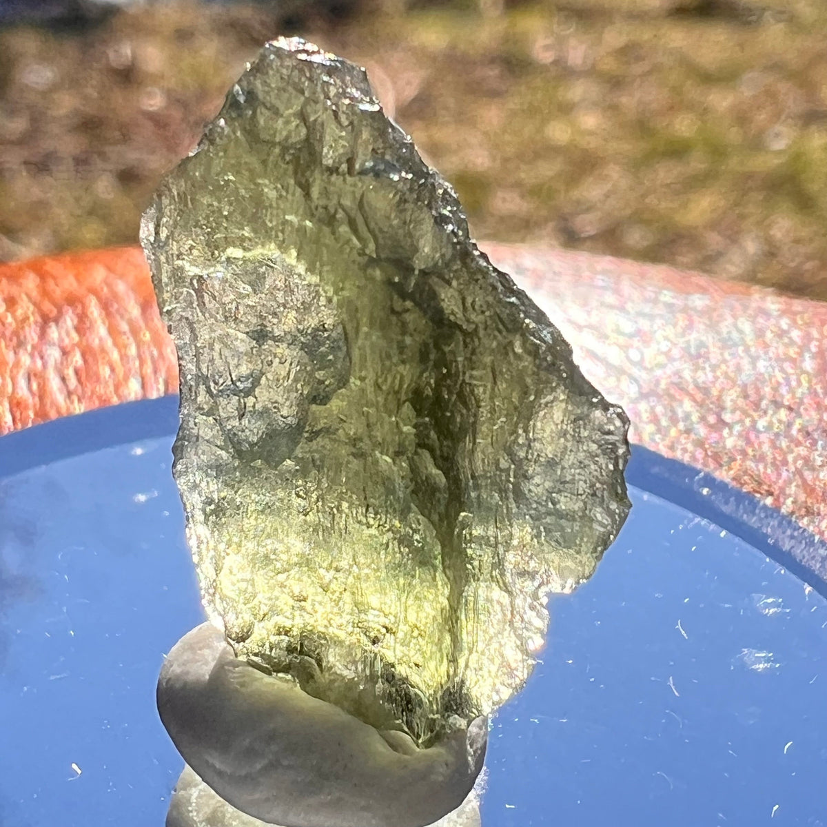 Moldavite 1.6 grams #1965-Moldavite Life