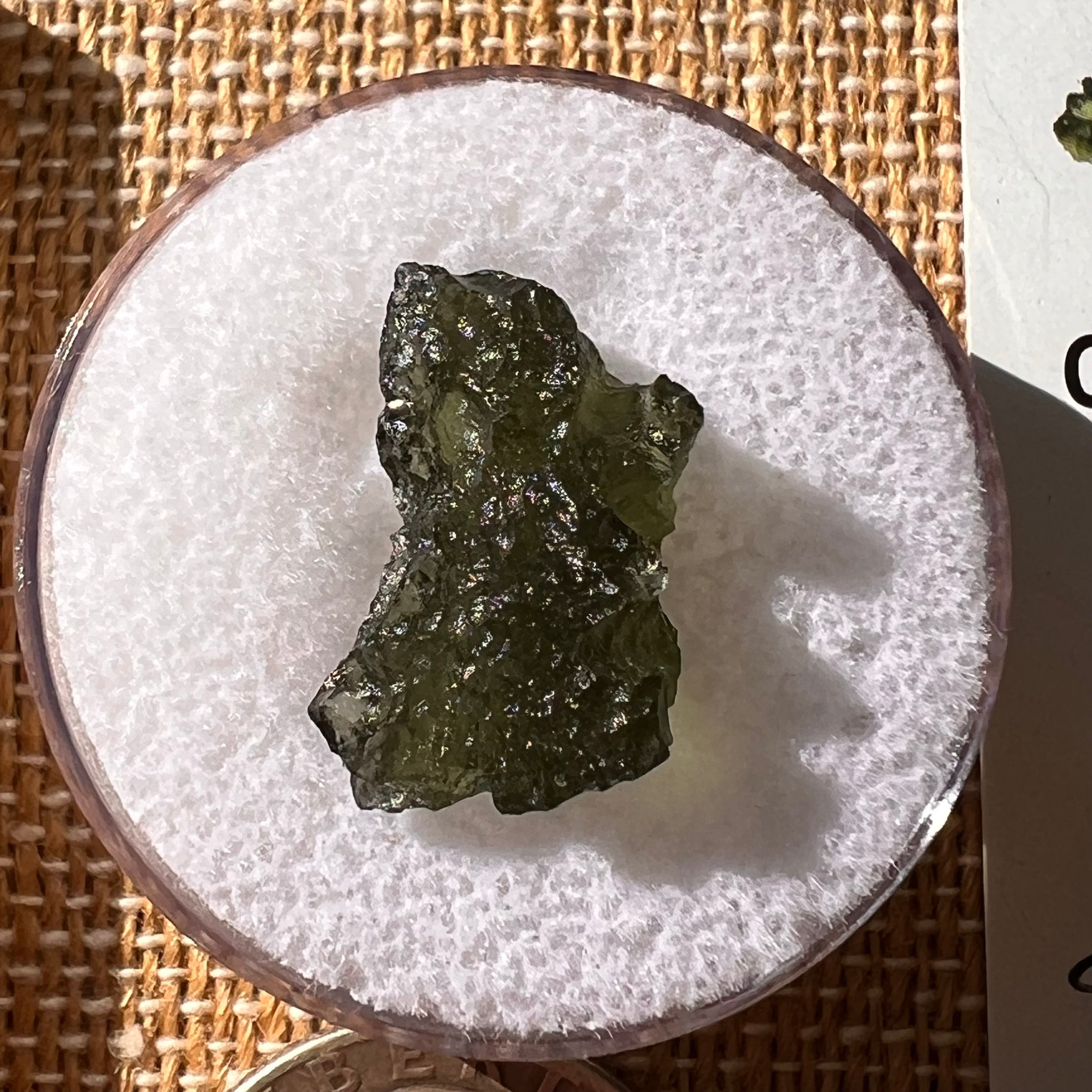 Moldavite 1.6 grams #2142-Moldavite Life