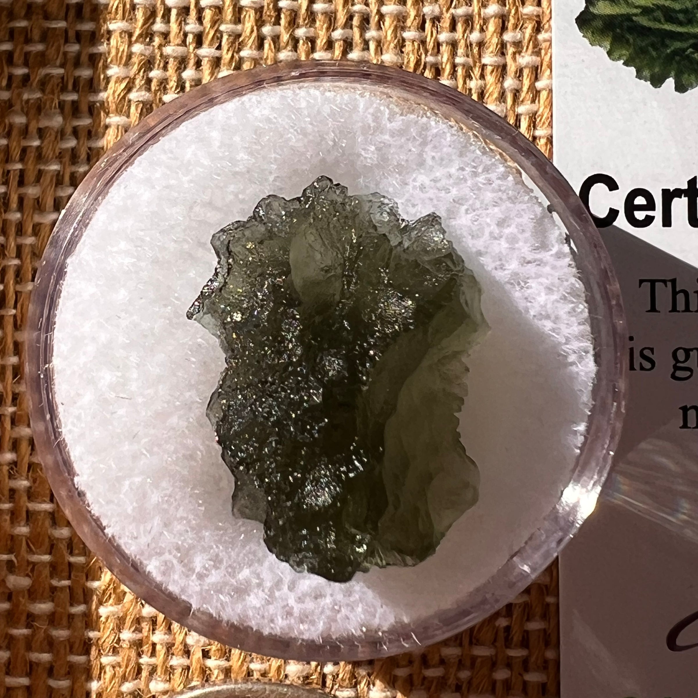 Moldavite 1.7 gram #2274-Moldavite Life