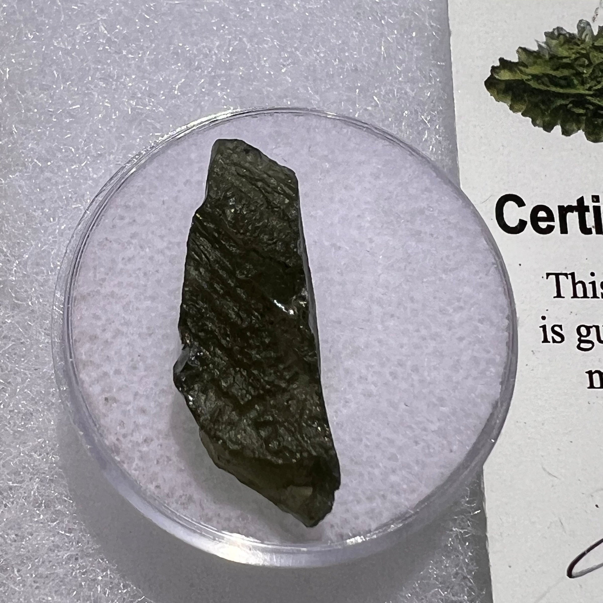 Moldavite 1.7 grams #1851-Moldavite Life