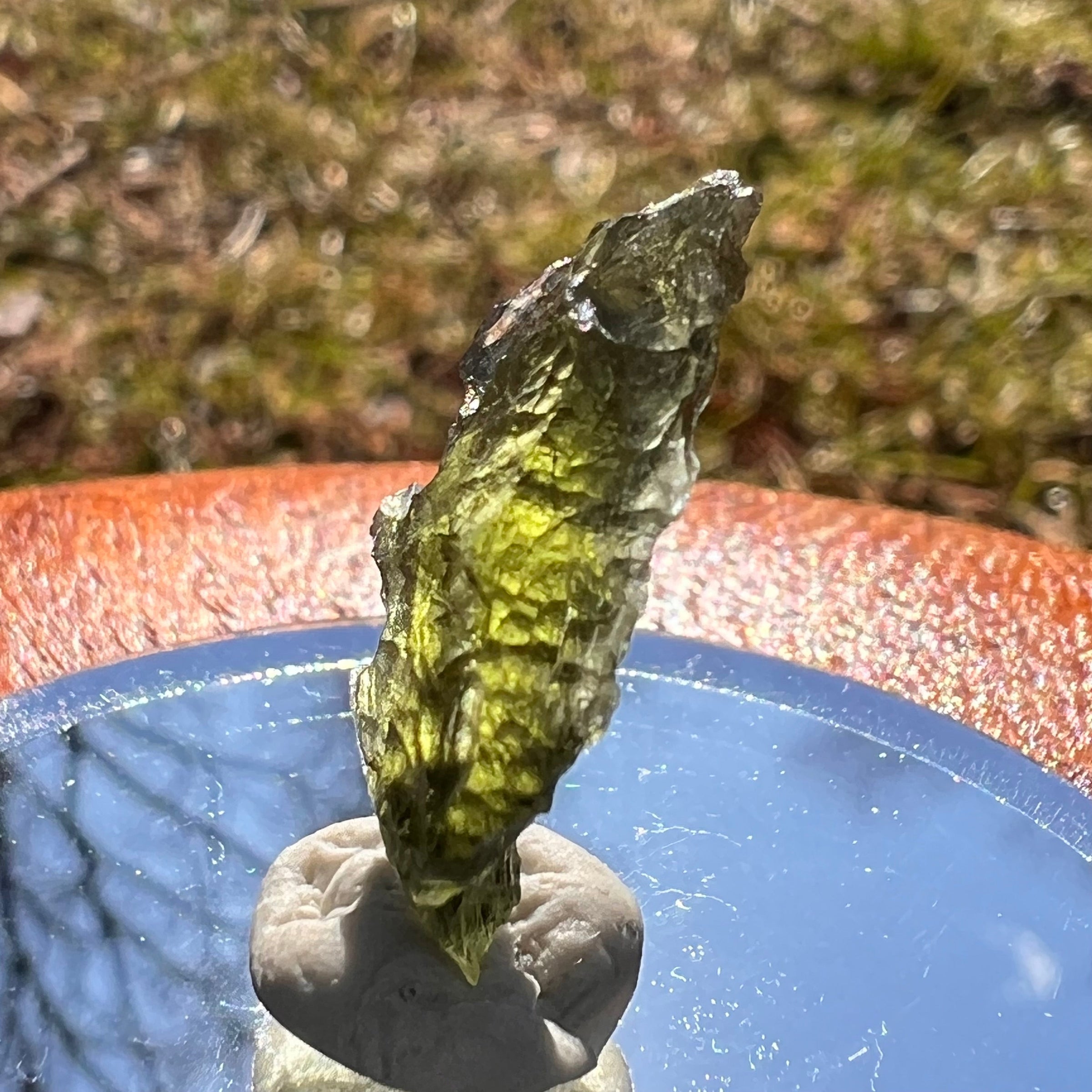 Moldavite 1.8 grams #1966-Moldavite Life