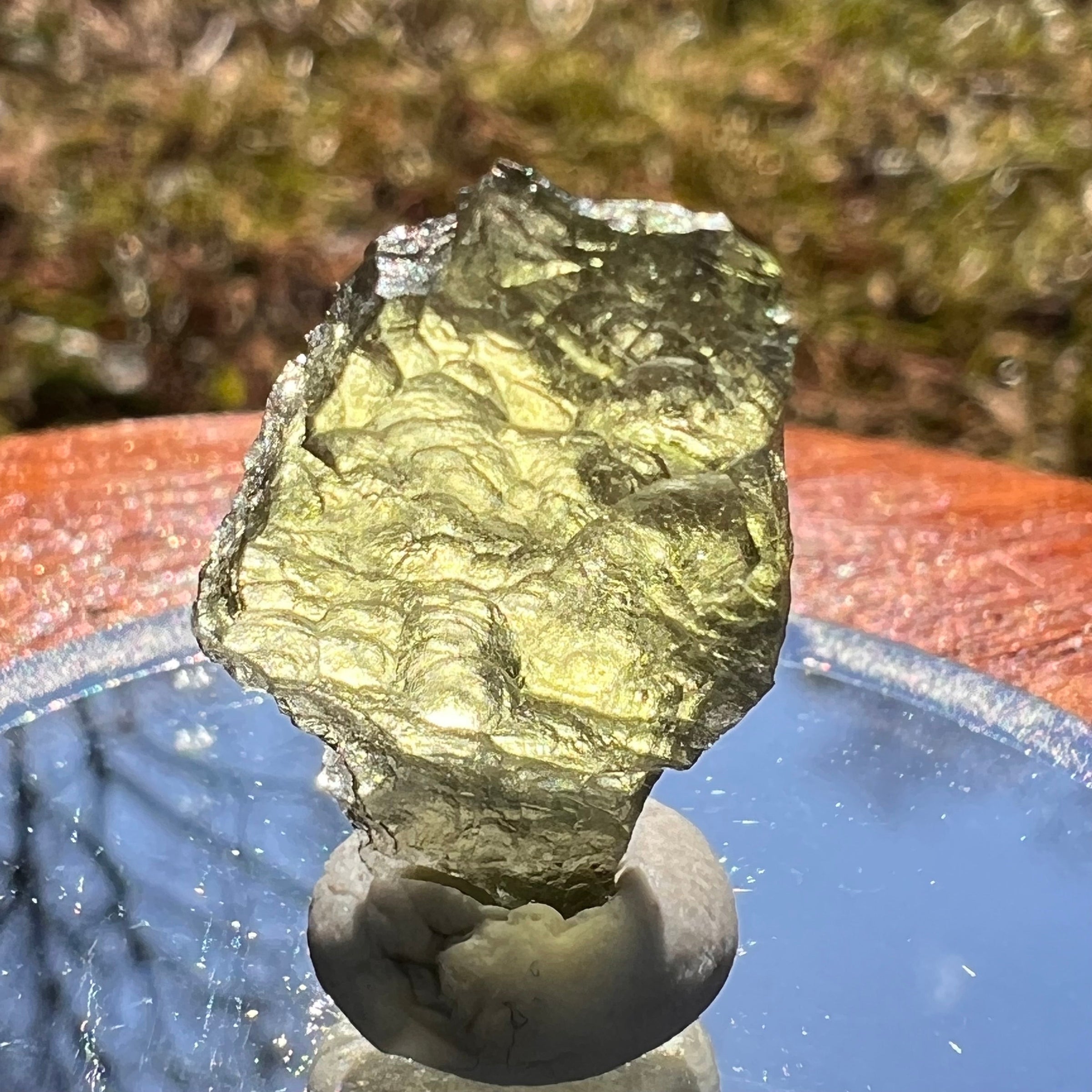 Moldavite 1.8 grams #1966-Moldavite Life