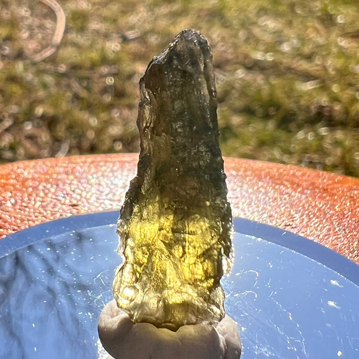 Moldavite 1.8 grams #1979-Moldavite Life