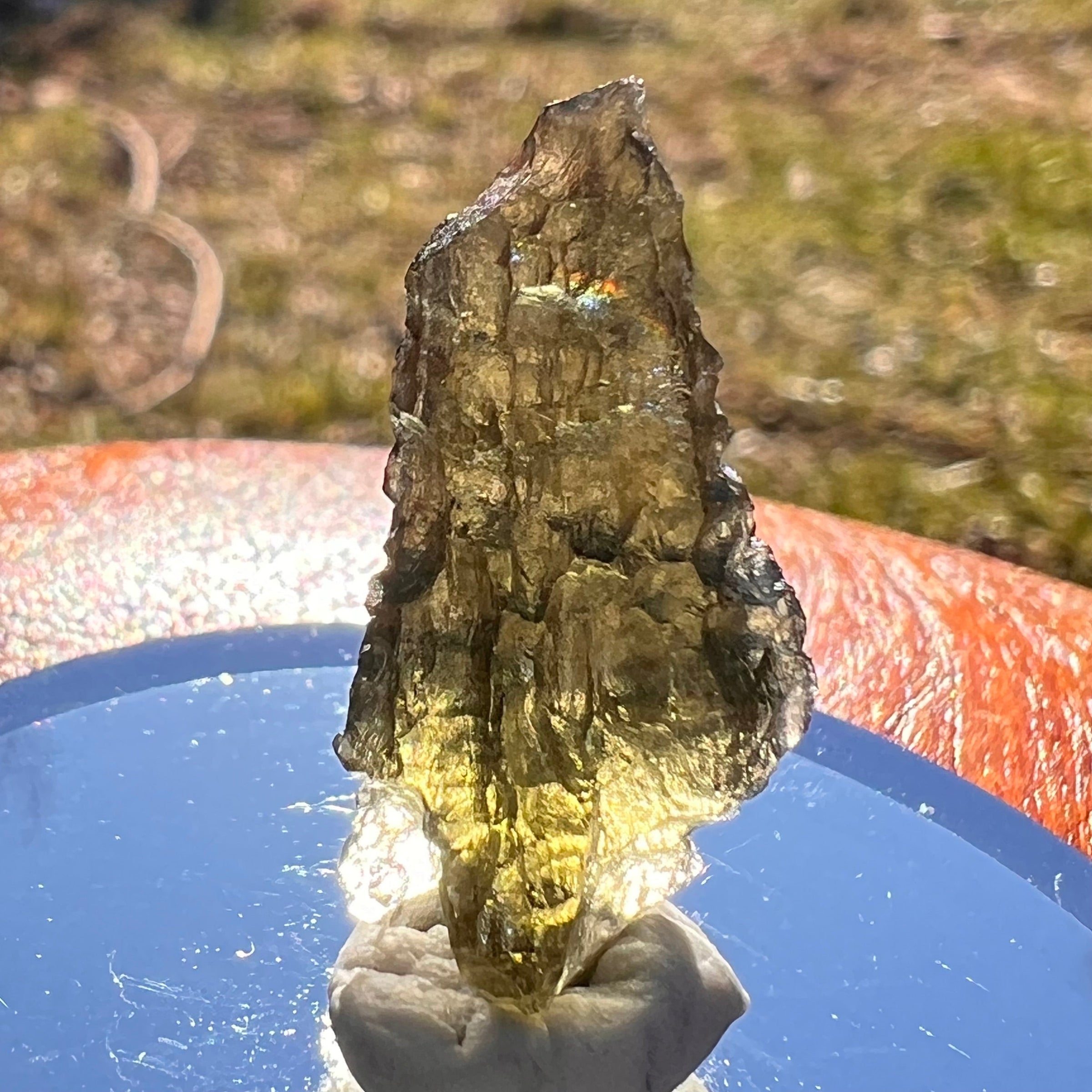 Moldavite 1.8 grams #1979-Moldavite Life