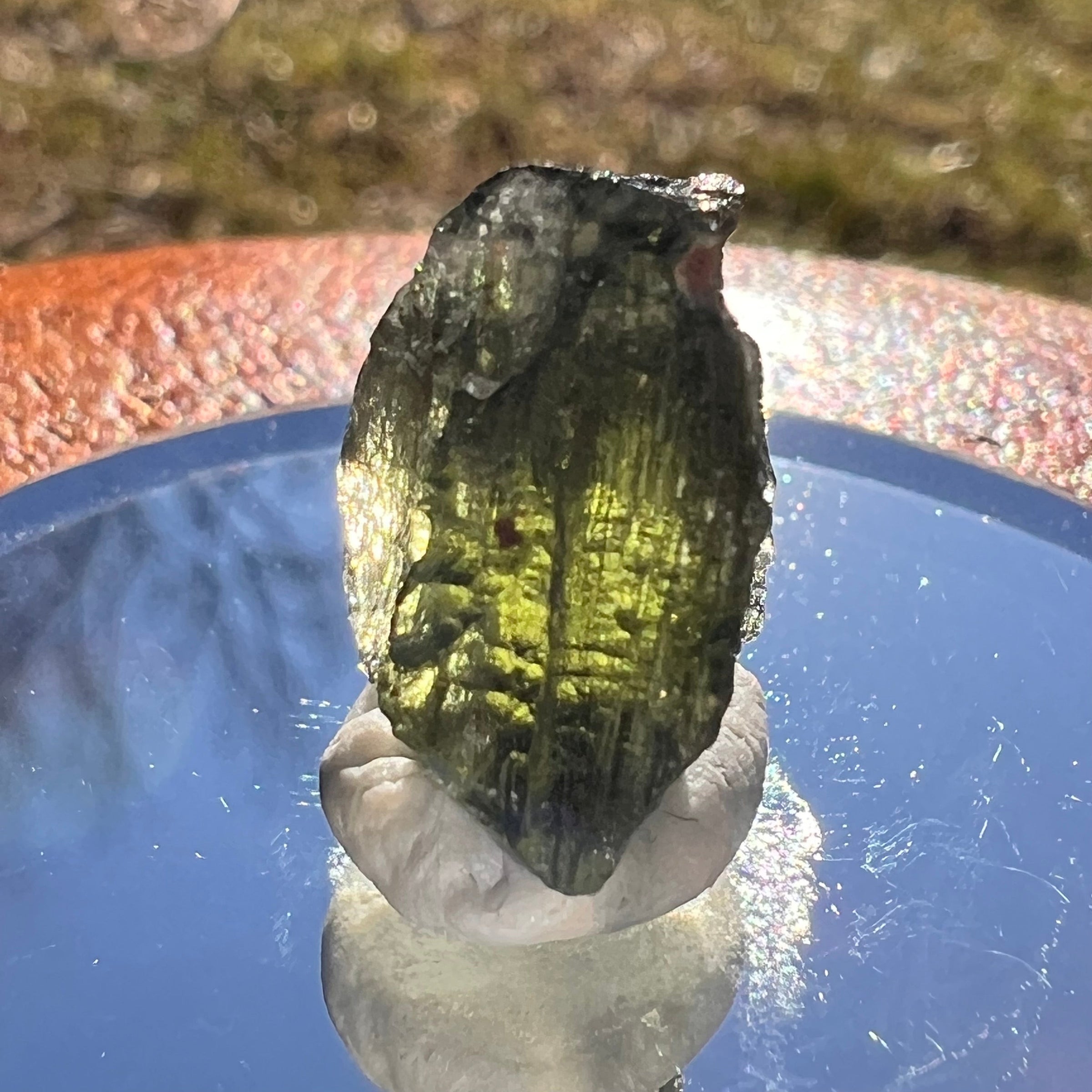 Moldavite 1.8 grams #1990-Moldavite Life
