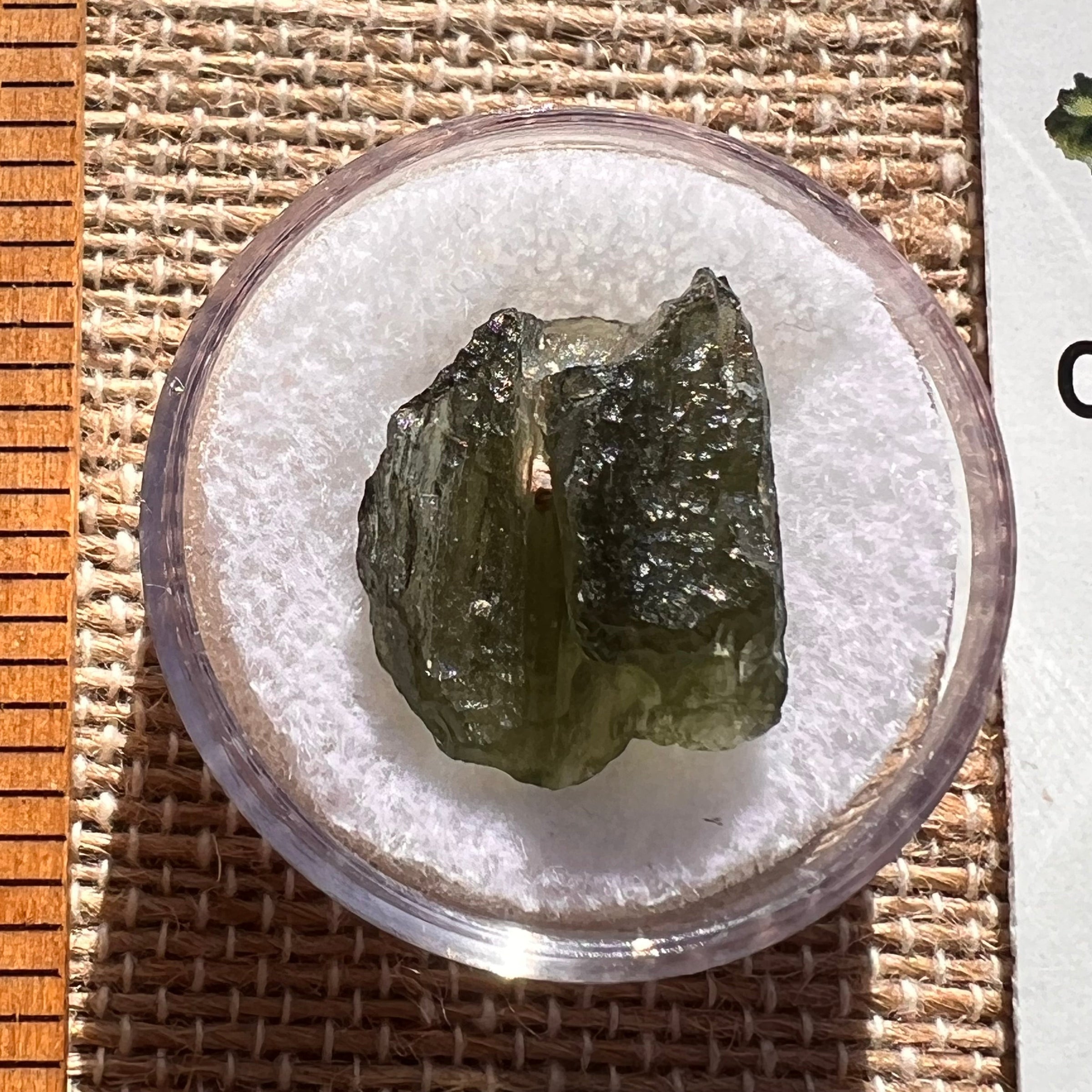 Moldavite 1.8 grams #1990-Moldavite Life