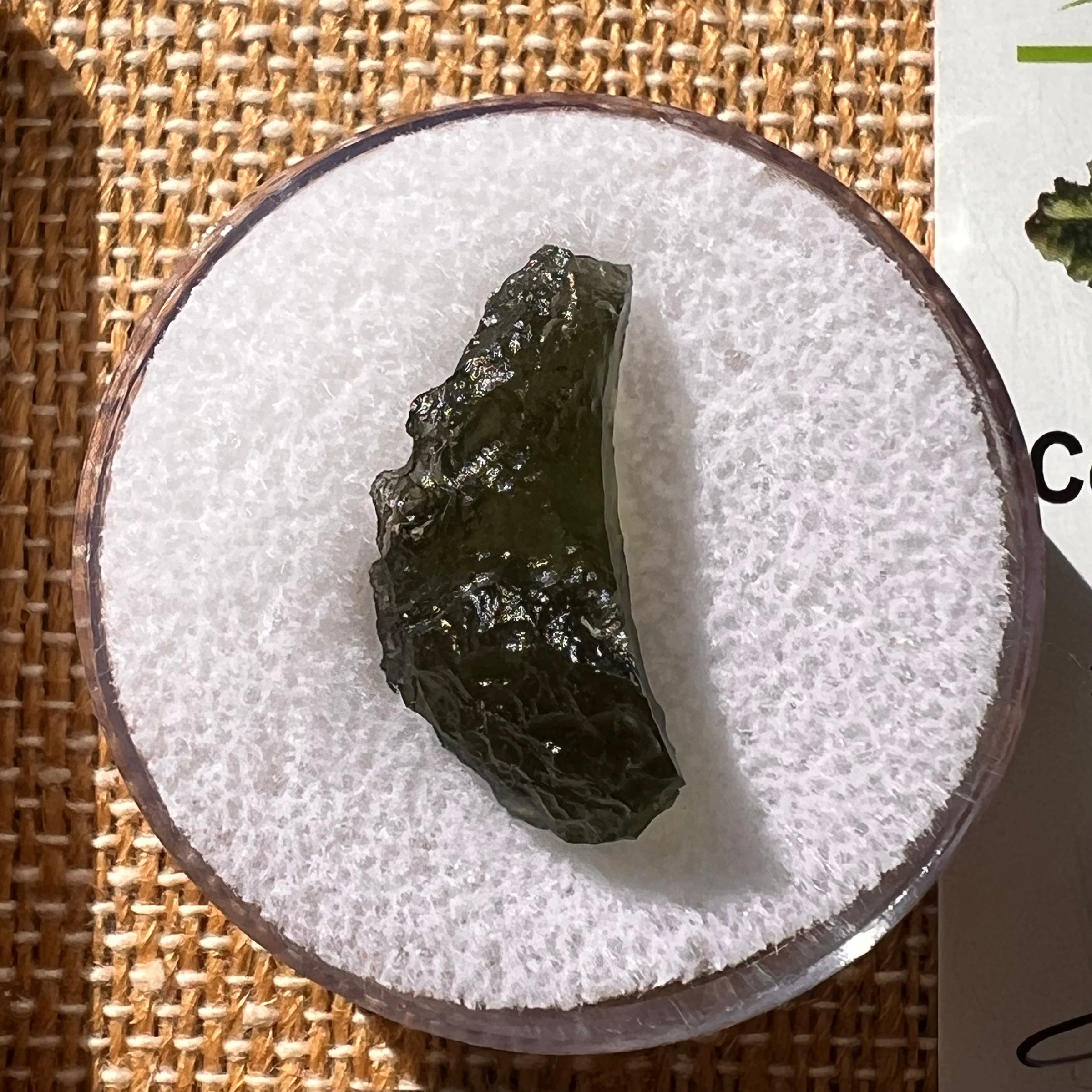 Moldavite 1.8 grams #2121-Moldavite Life