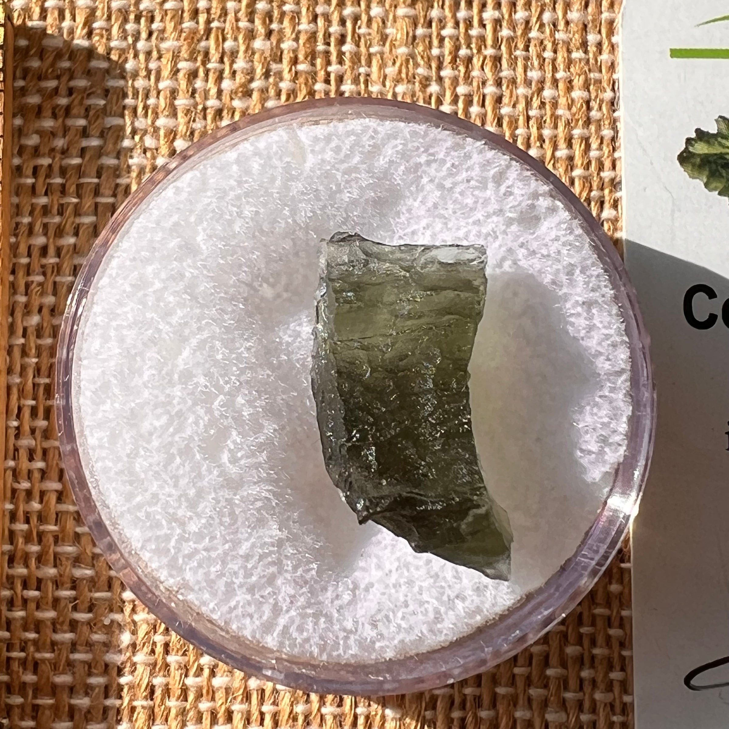 Moldavite 1.8 grams #2179-Moldavite Life
