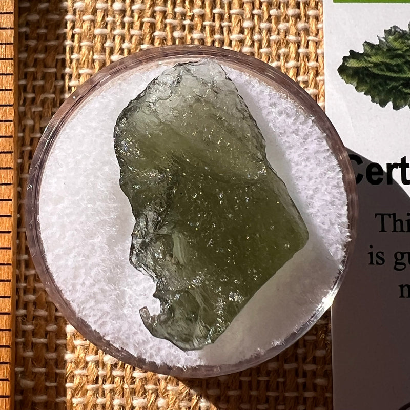 Moldavite 1.8 grams #2240-Moldavite Life