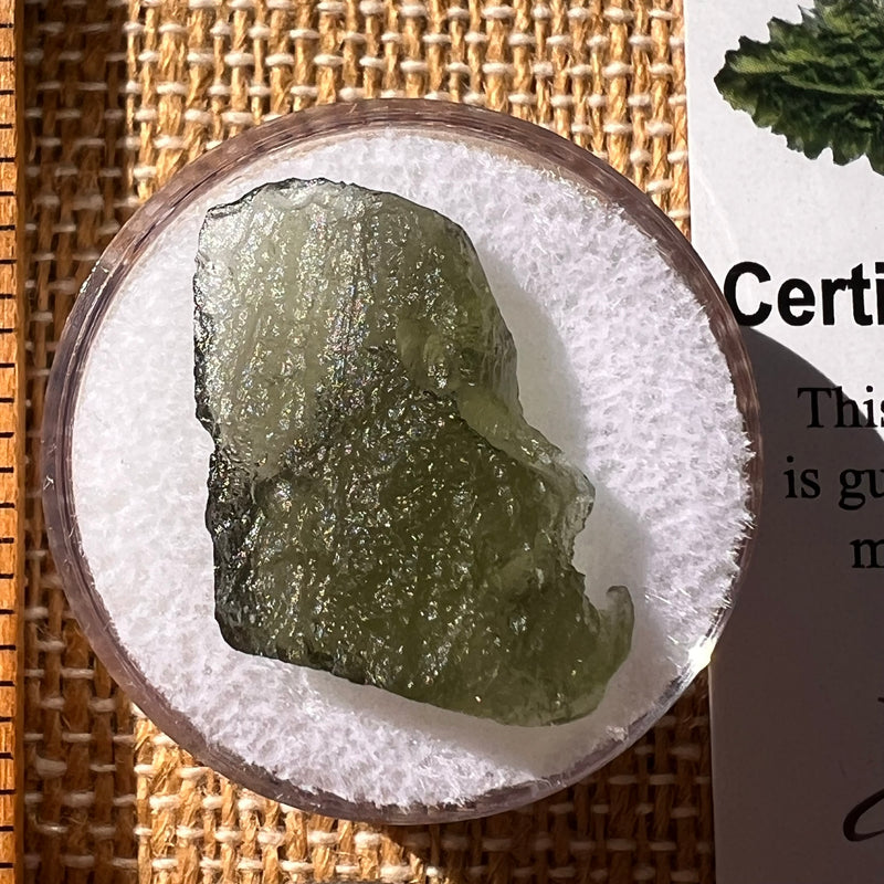 Moldavite 1.8 grams #2240-Moldavite Life
