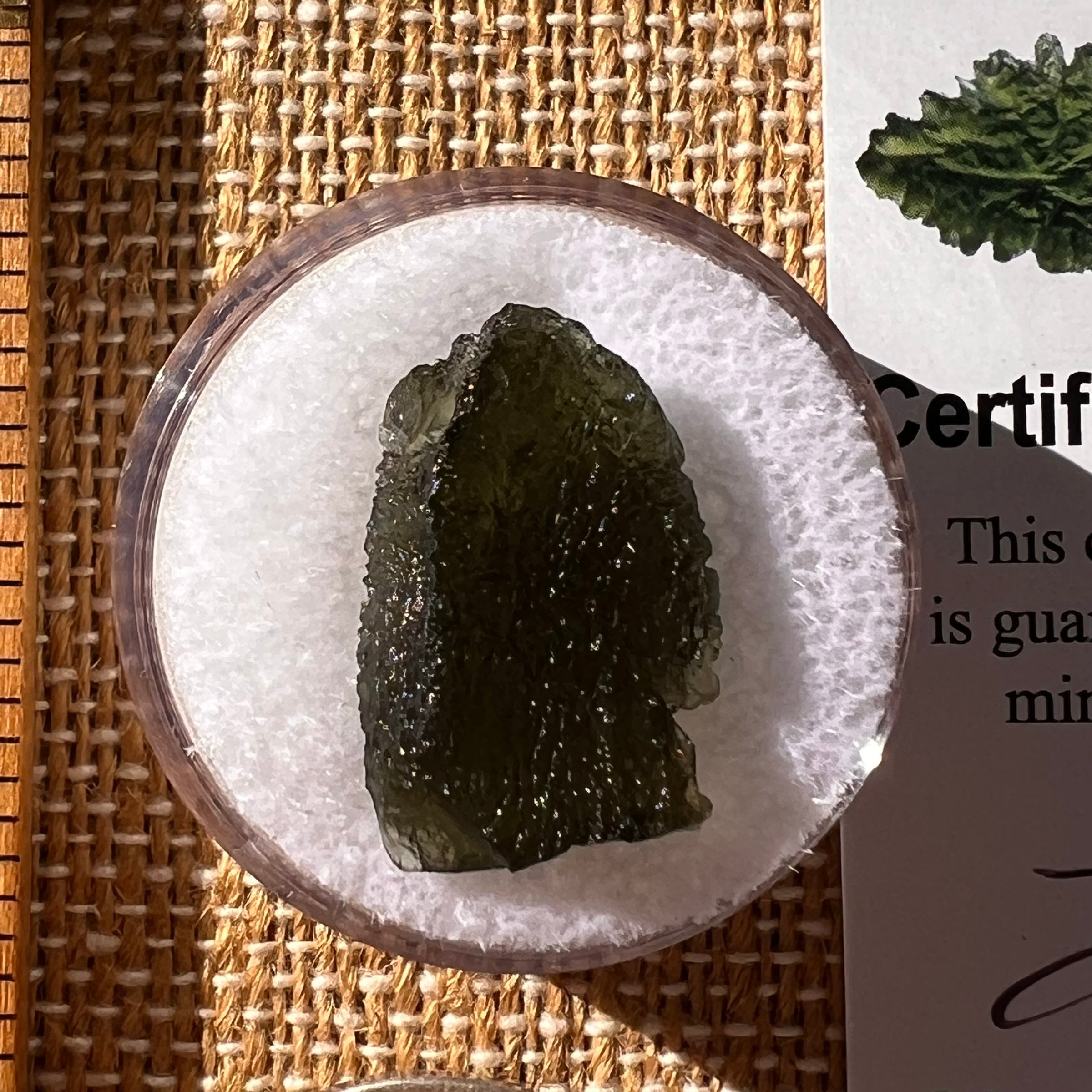 Moldavite 1.8 grams #2273-Moldavite Life