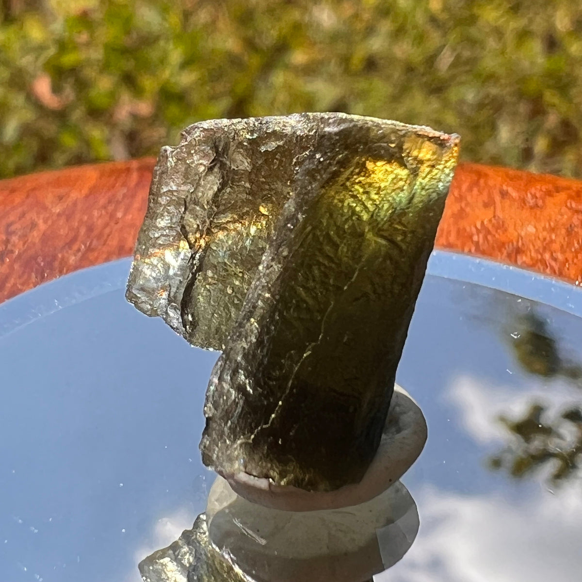 Moldavite 1.9 grams #1696-Moldavite Life