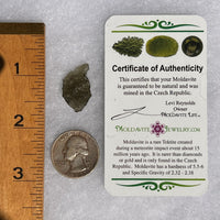 Moldavite 1.9 grams #1738-Moldavite Life