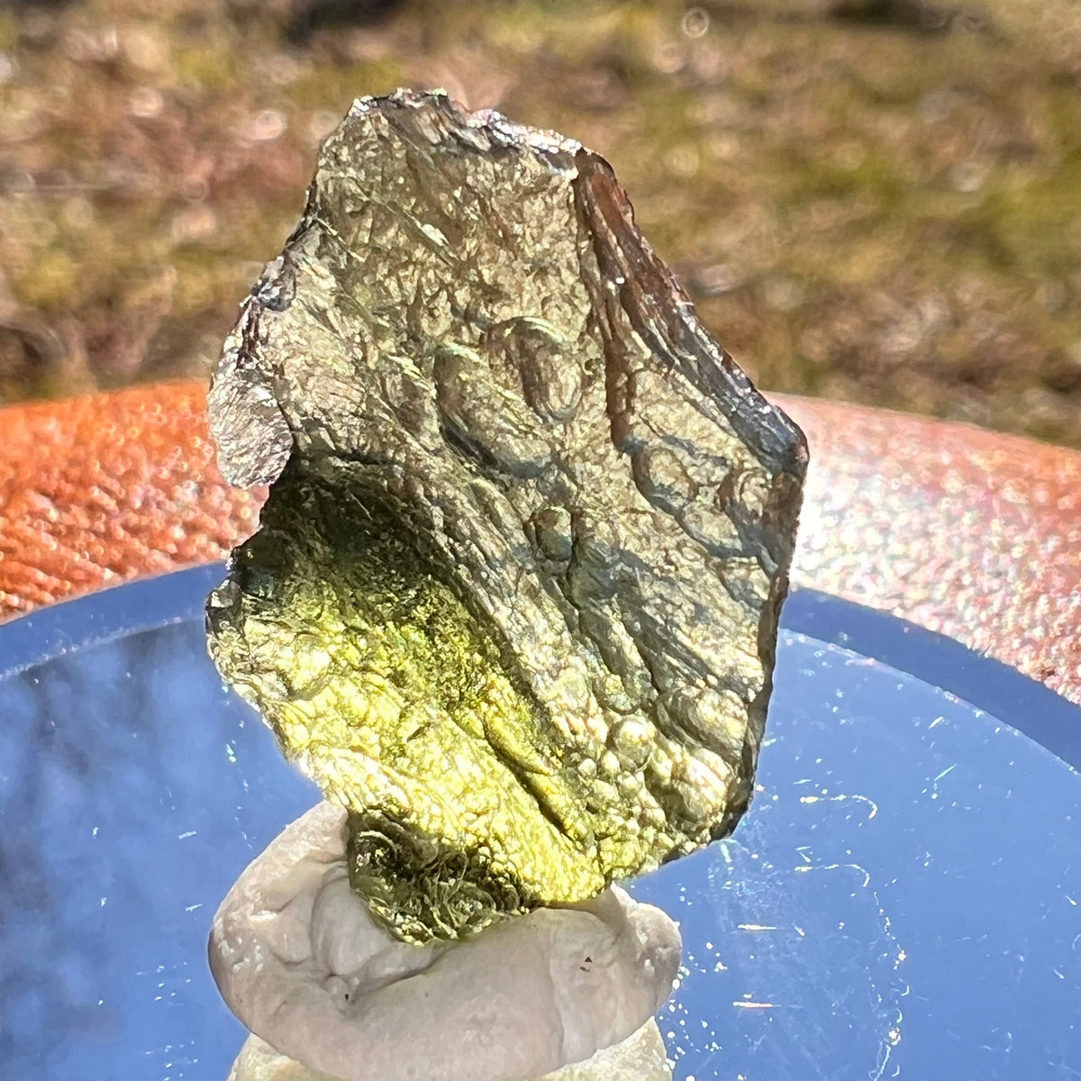 Moldavite 1.9 grams #1967-Moldavite Life