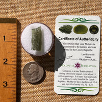 Moldavite 1.9 grams #2124-Moldavite Life