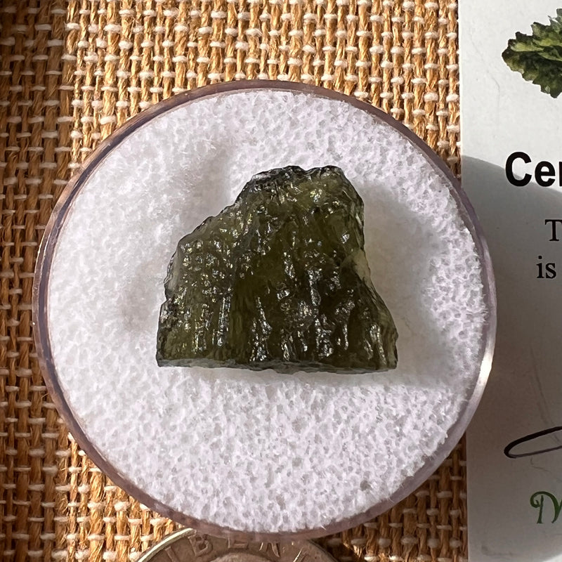 Moldavite 1.9 grams #2168-Moldavite Life