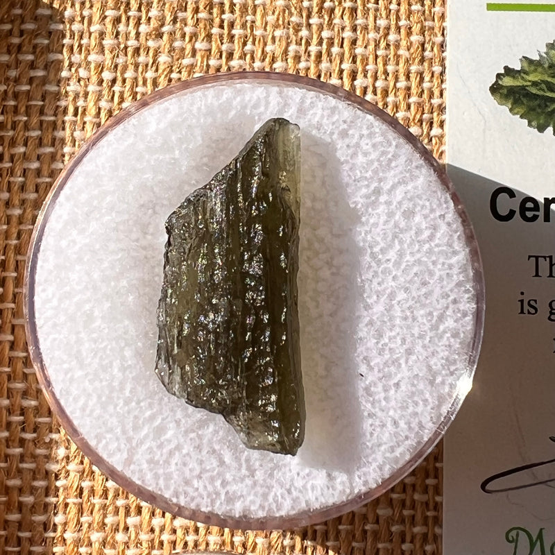 Moldavite 1.9 grams #2178-Moldavite Life