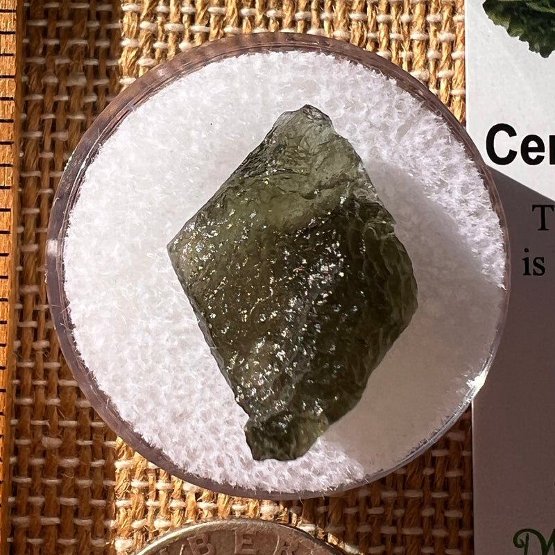 Moldavite 1.9 grams #2276-Moldavite Life