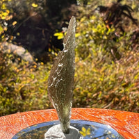Moldavite 1.9 grams Bolt of Lightening Shape #2214-Moldavite Life