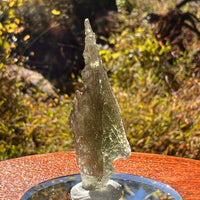 Moldavite 1.9 grams Bolt of Lightening Shape #2214-Moldavite Life