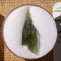 Moldavite 1.9 grams Bolt of Lightening Shape #2214-Moldavite Life