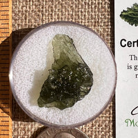 Moldavite 2 grams #2356-Moldavite Life