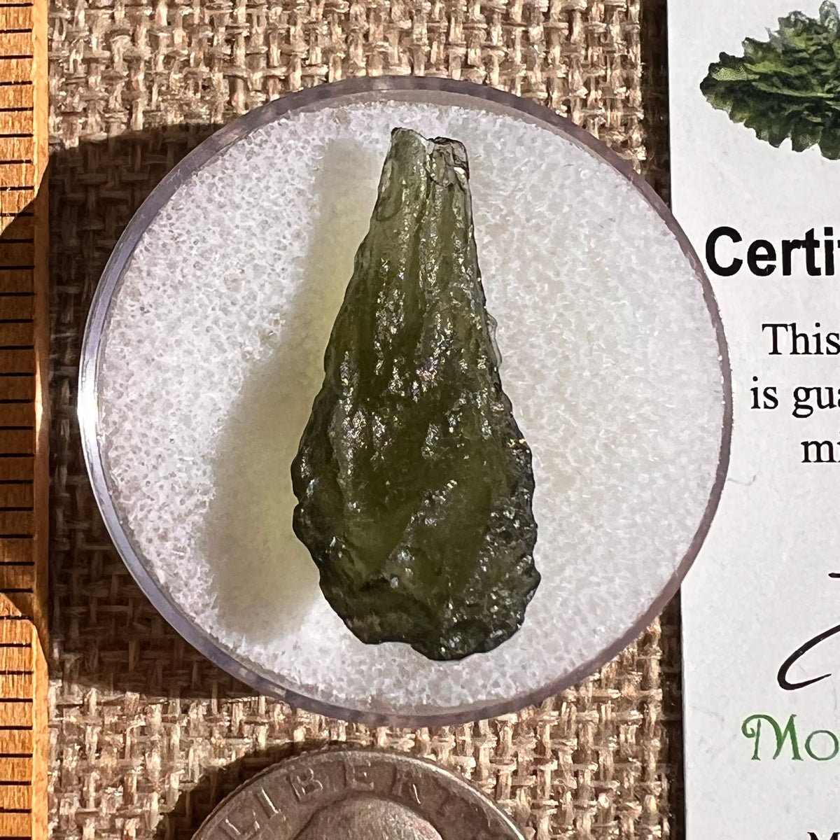 Moldavite 2 grams #2357-Moldavite Life
