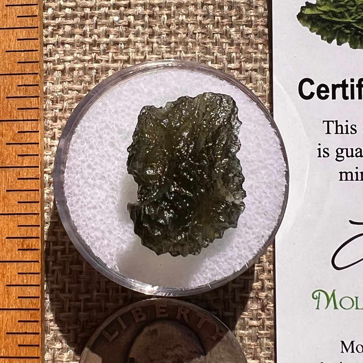 Moldavite 2 grams #2362-Moldavite Life
