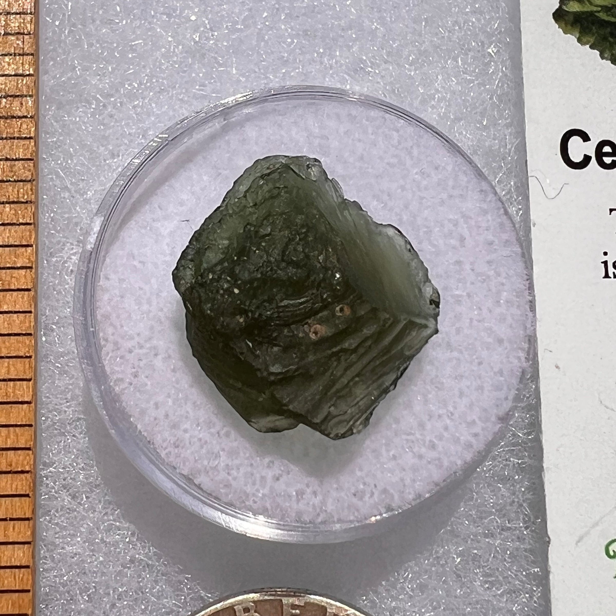 Moldavite 2.1 grams #1850-Moldavite Life