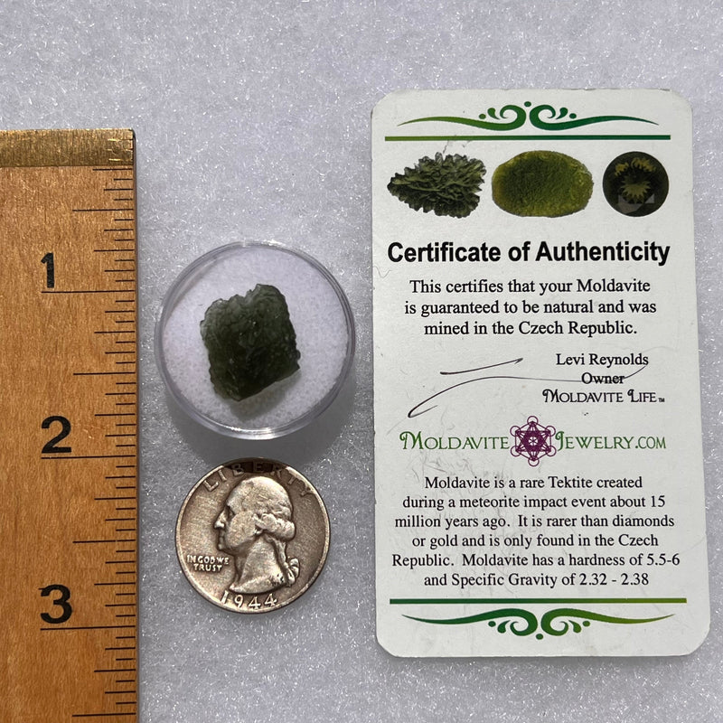 Moldavite 2.1 grams #1850-Moldavite Life