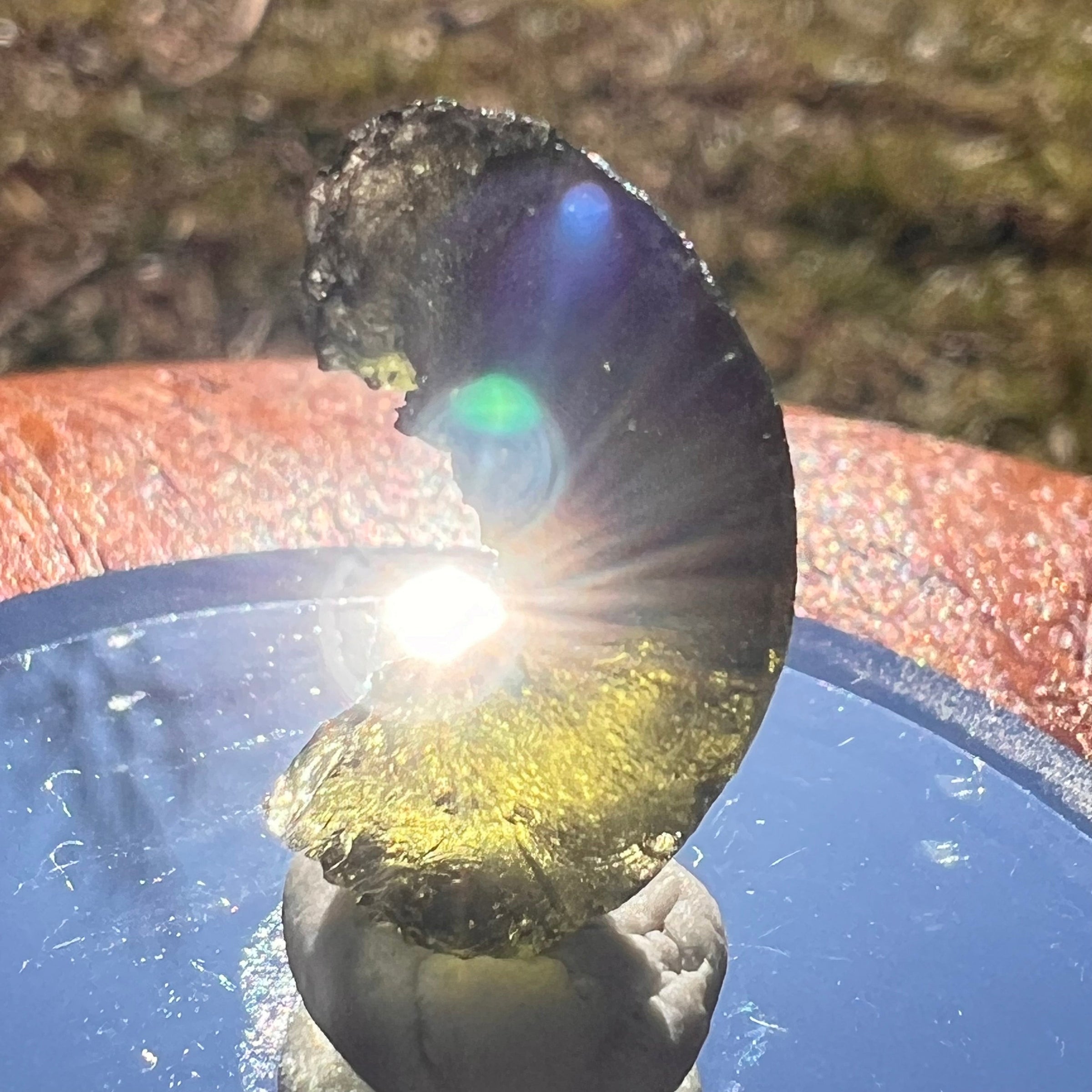 Moldavite 2.1 grams #1974-Moldavite Life
